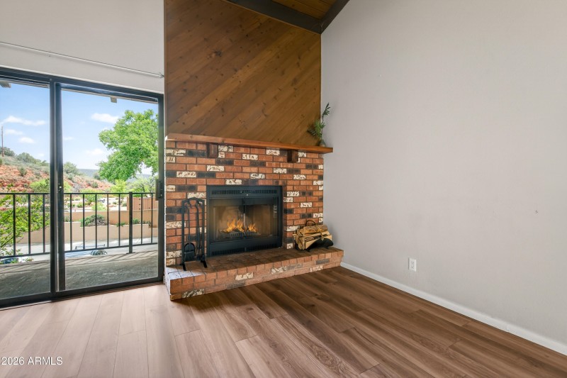 Living Room with Fireplace