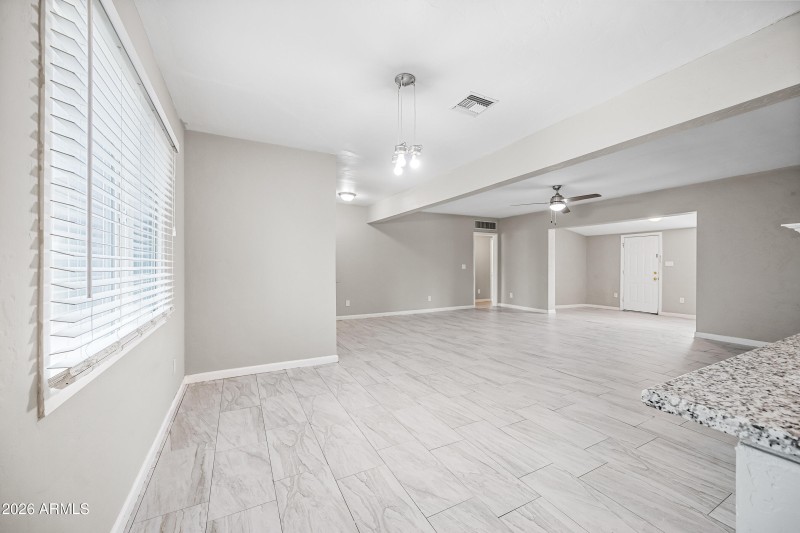 Open floorplan