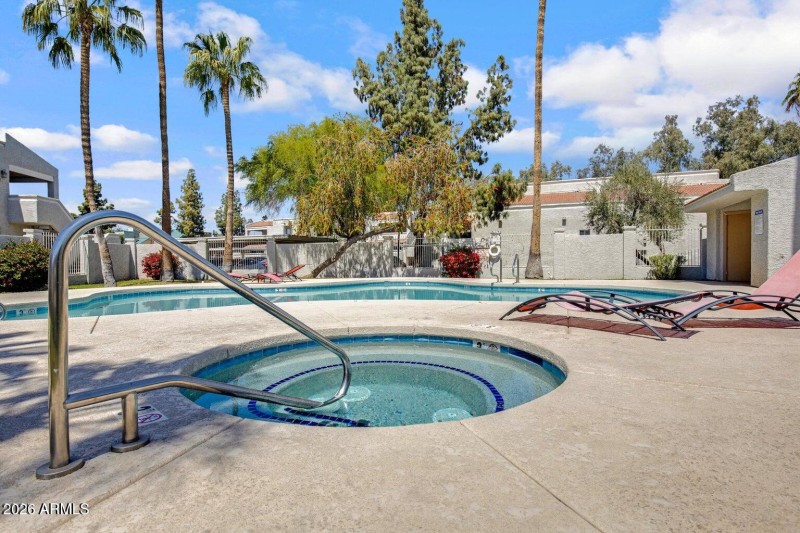 Community pool area