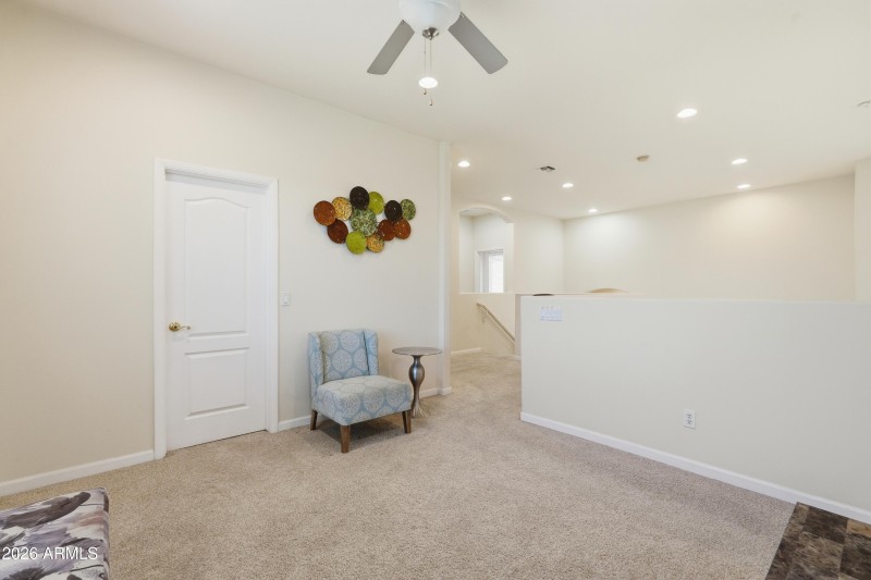 Loft/4th bedroom with closet