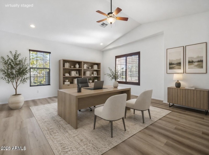 Virtually Staged Office