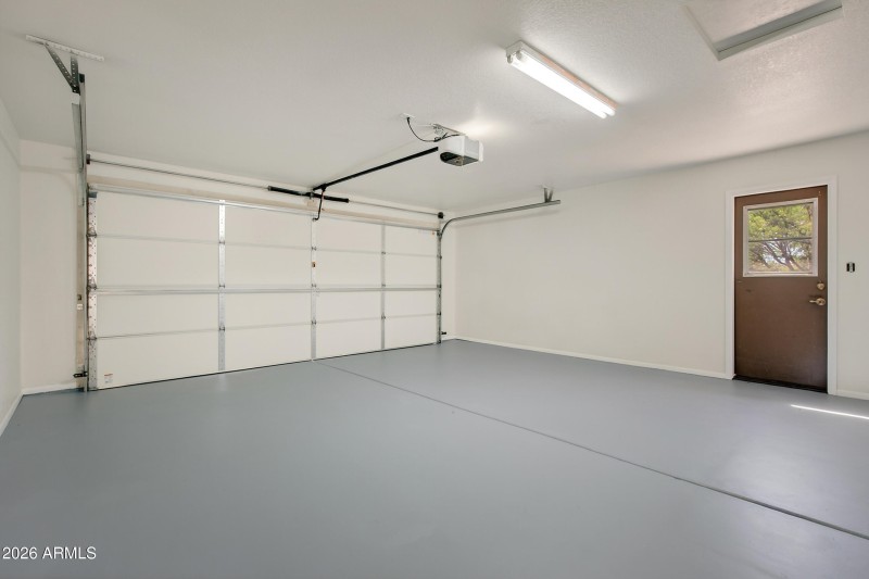 FRESHLY PAINTED GARAGE