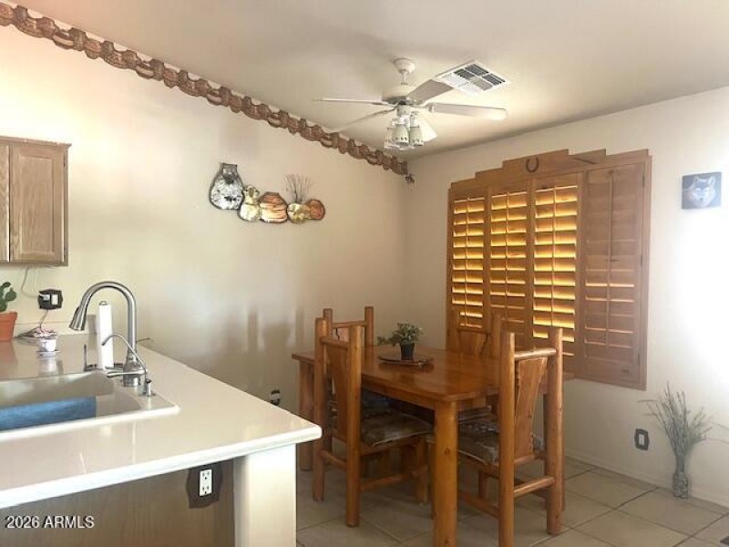 Cozy dining area