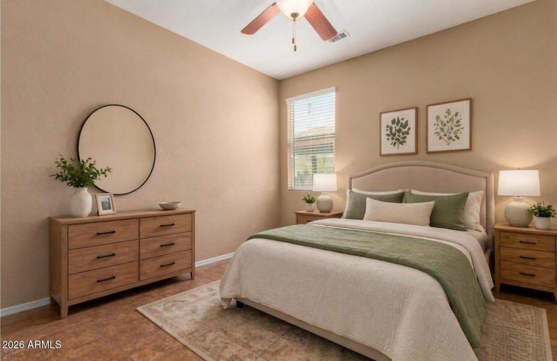 Bedroom 2 virtually staged