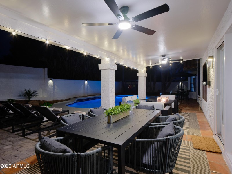 Covered Back Patio