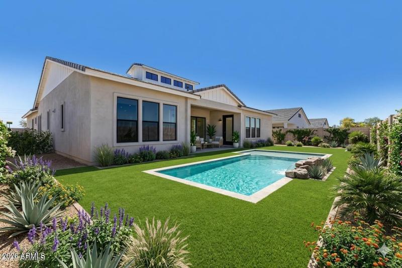 Backyard - Staged