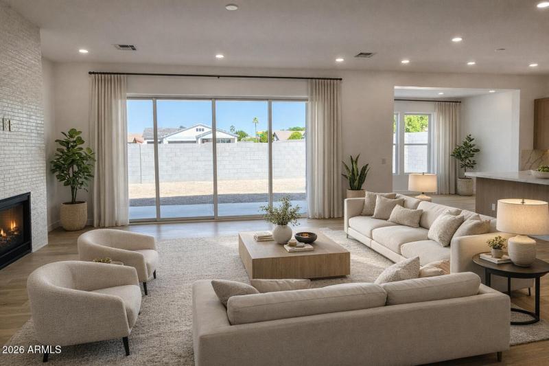 Family Room - Staged