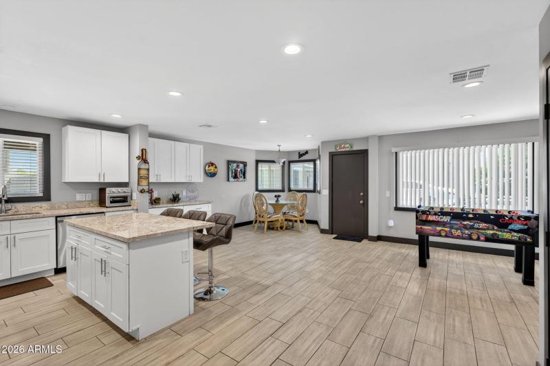 Open Kitchen & Living Space
