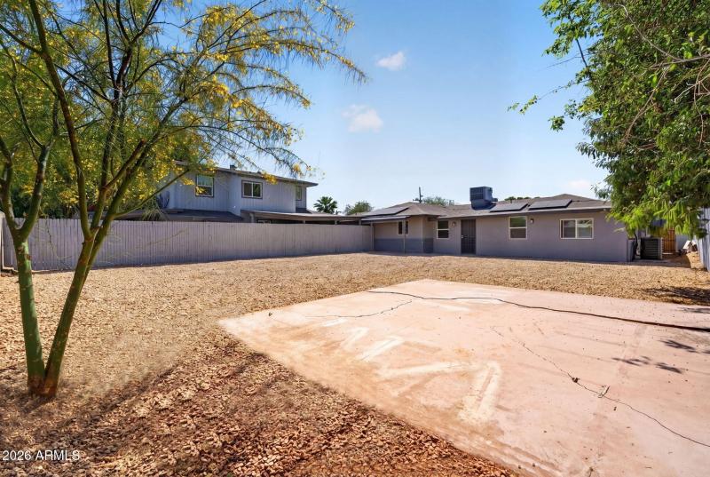Backyard with Patio Area
