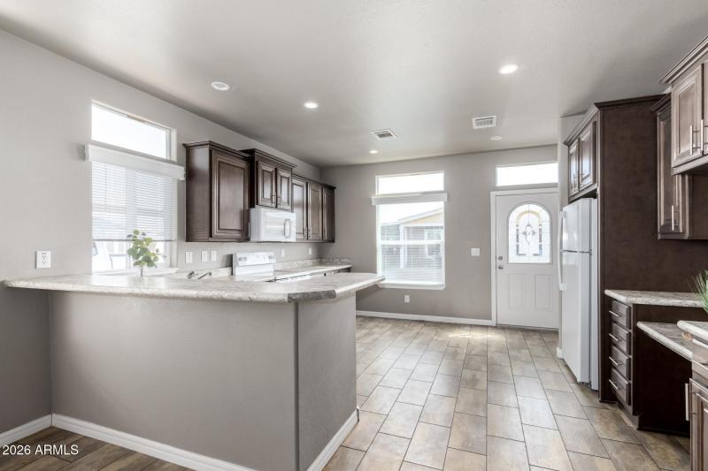 Eat-In Kitchen + Bar Seating