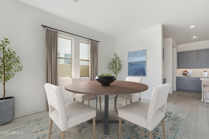 Virtual Staging dining room