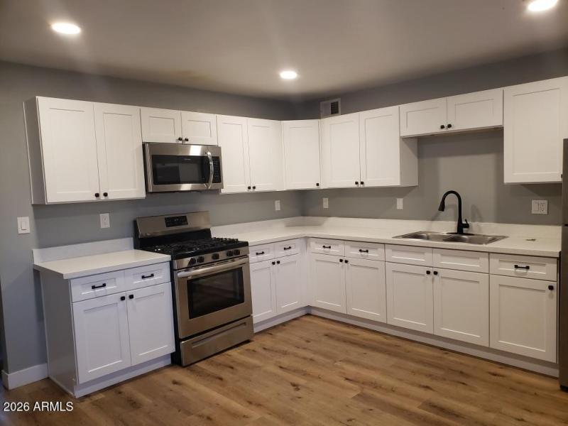 kitchen from back door