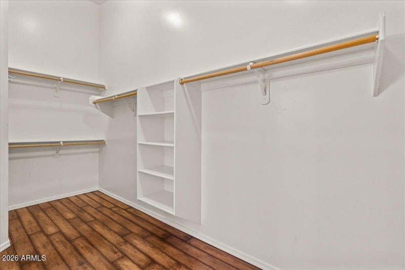 Primary closet