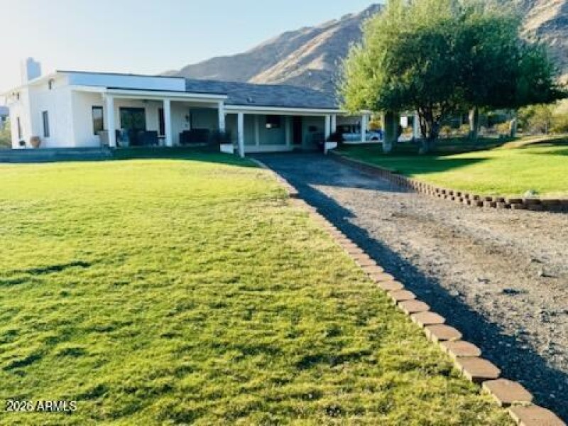 Front driveway