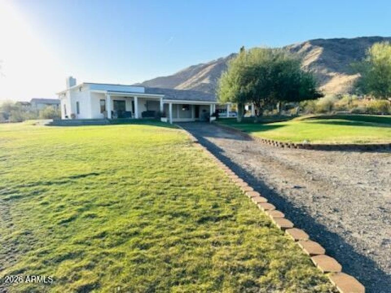 Front driveway