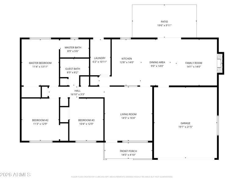 Catalina Floorplan with Dimensions