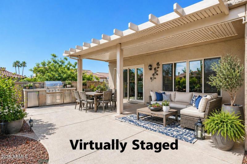 Back Patio- Virtually Staged