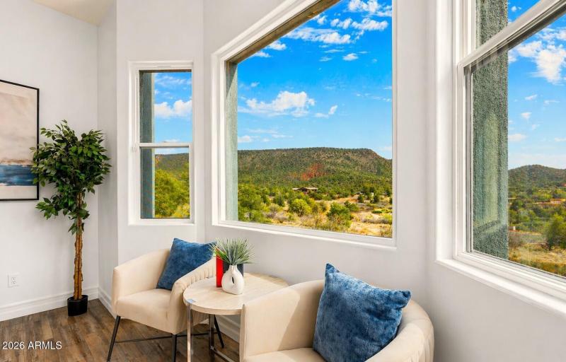 With mountain views