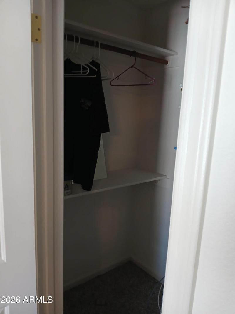 Primary walk in closet