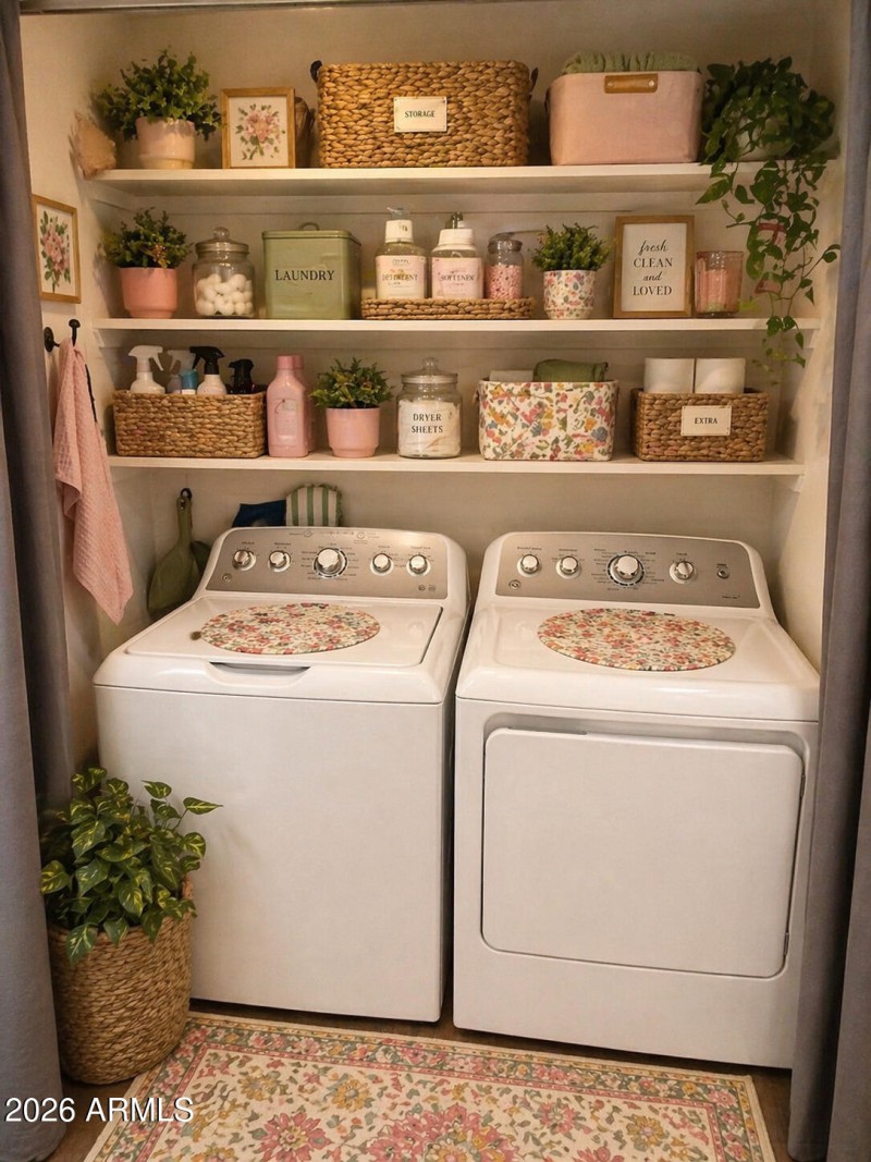 Laundry Virtually Staged