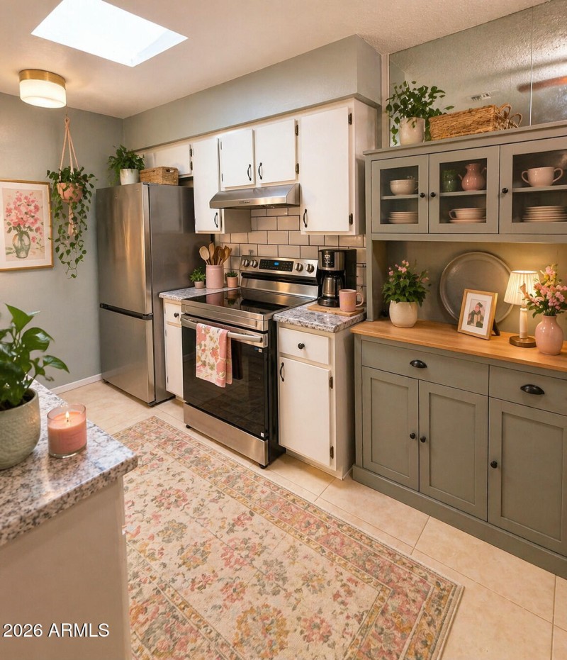 Kitchen Virtually Staged