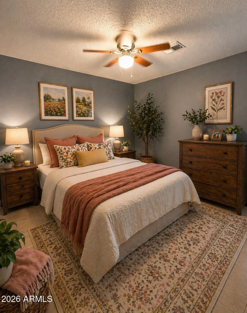 Bedroom Virtually Staged