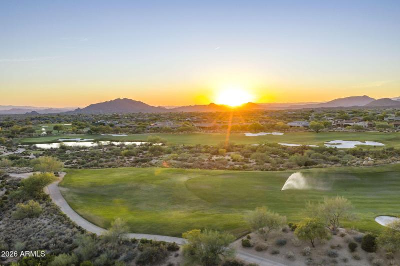 Looking Across 18th & 10th Fairways