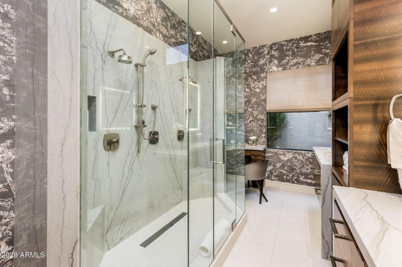 Dressing Table and Shower