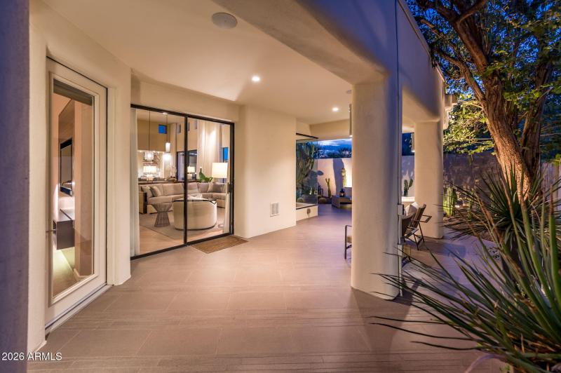 Doors to Living & Primary Bdrm