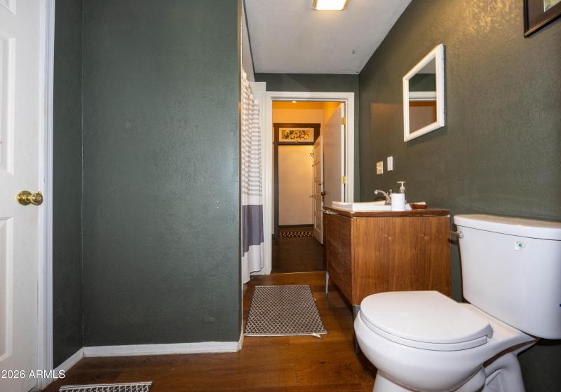 Bathroom in tenant space