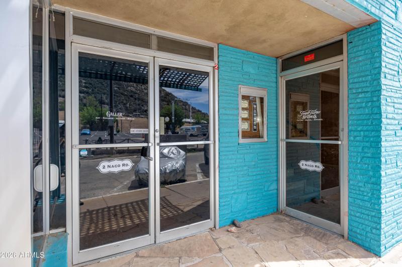 Front Doors to ground level and Upstairs