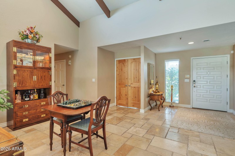 21 Living Room to Den - doors closed
