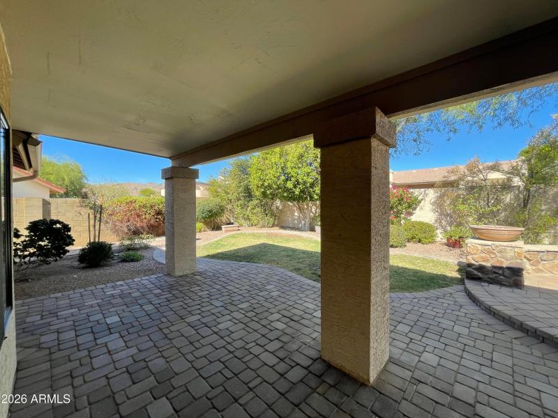 Back patio