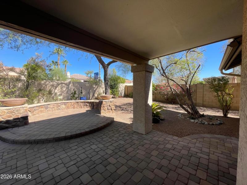 Back patio