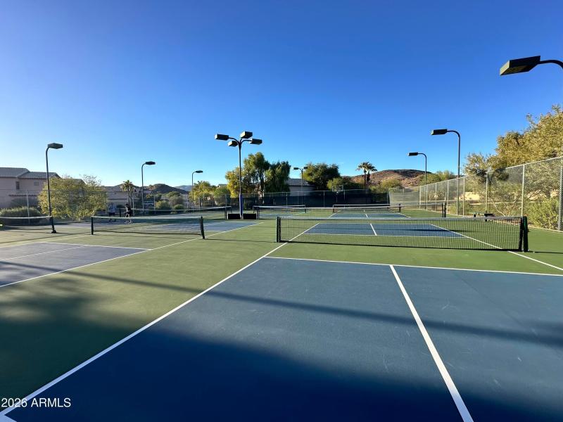 Community pickleball courts