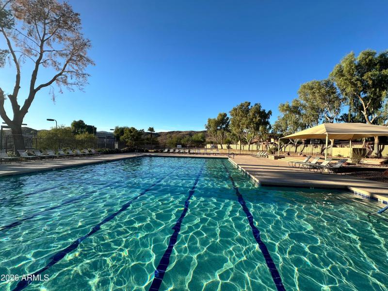 Community heated pool