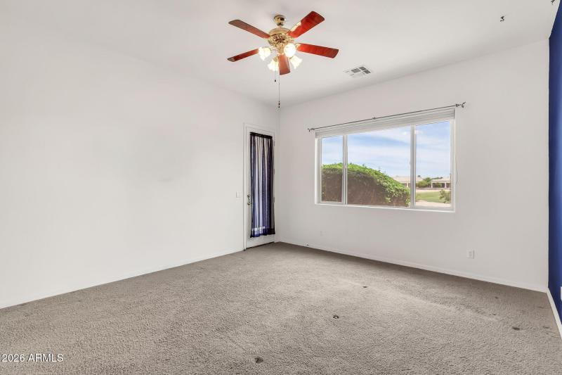 Patio Exit from Primary Bedroom