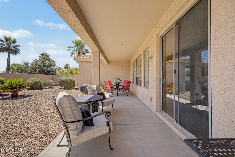 Back patio