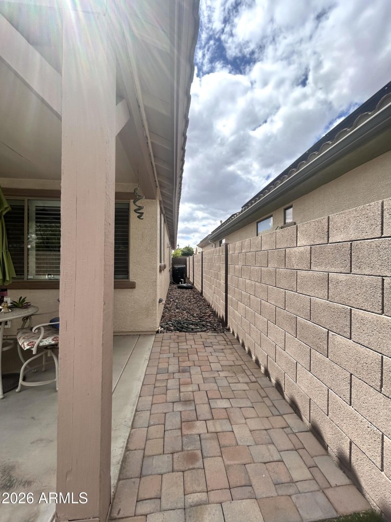 Walkway Side of House