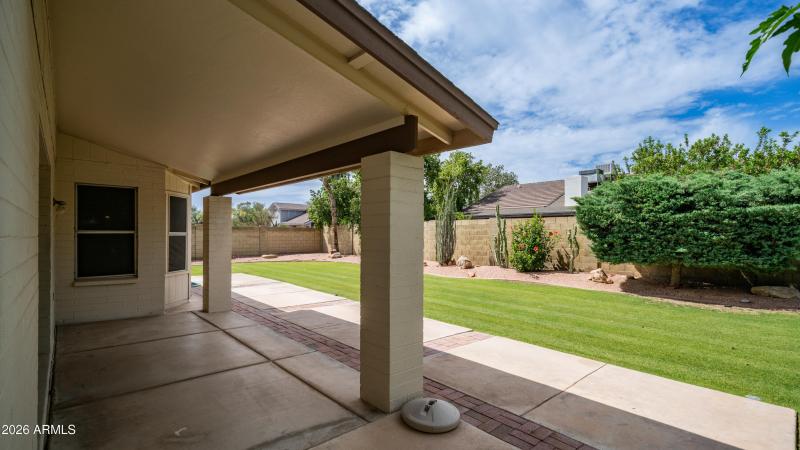 Covered patio