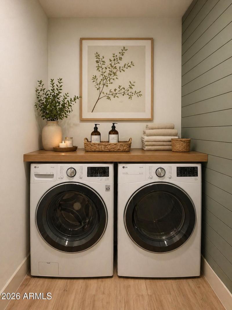 Laundry Room Rendering