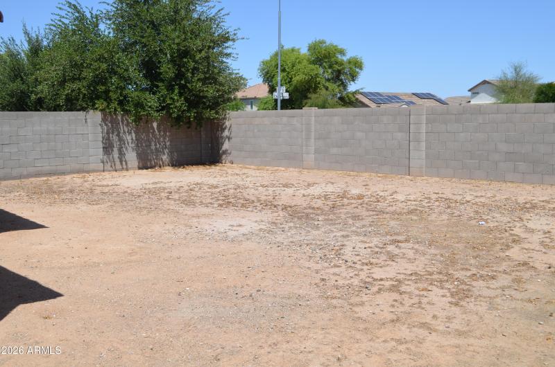 Large Back Yard