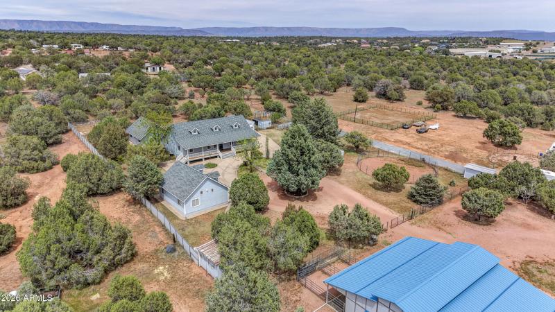 Aerial of property