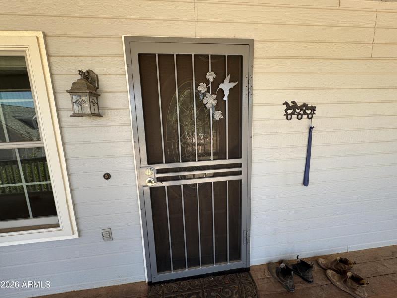 Iron Hummingbird security door