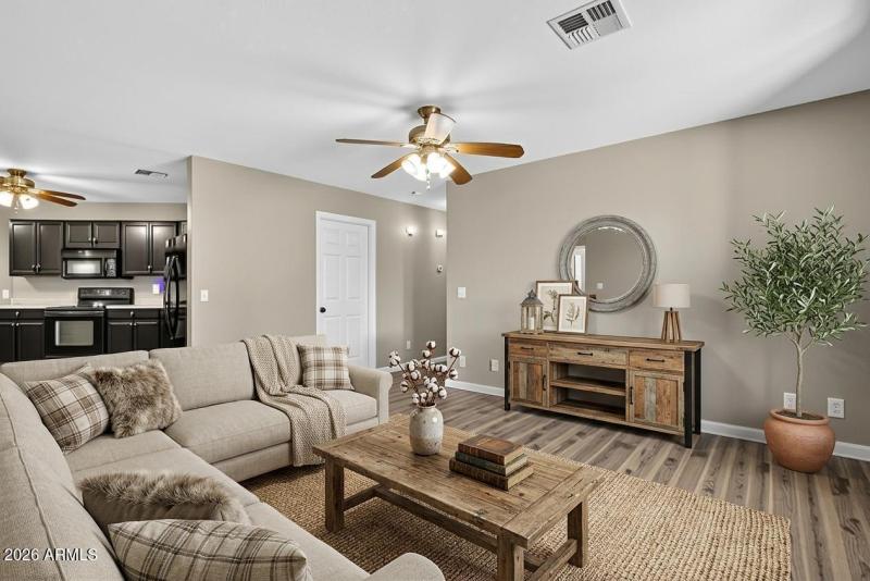 Living Room AI staged 2