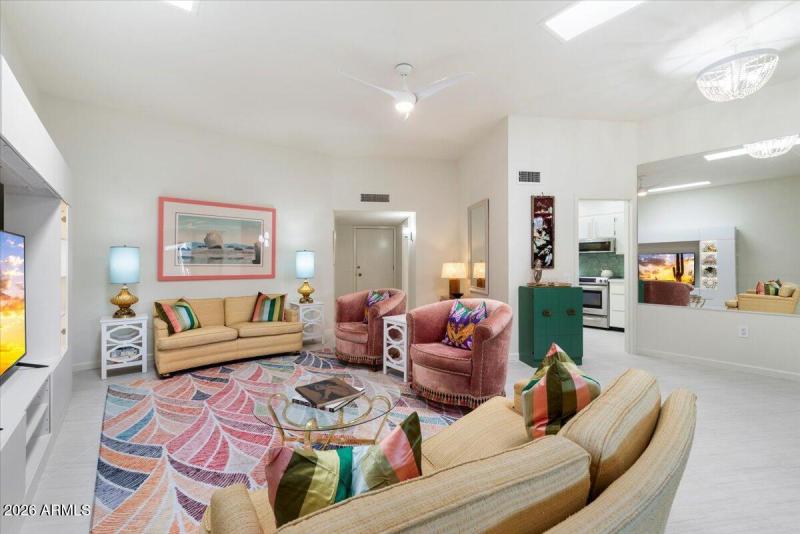 Opening Living to Dining Area