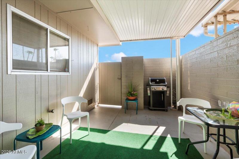 Rear Private Patio