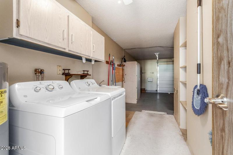 Laundry in Garage