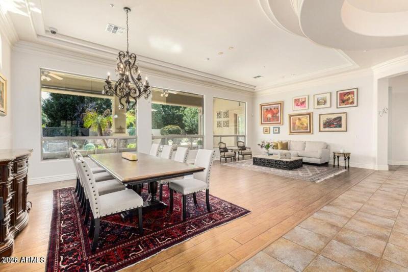 Dining room view