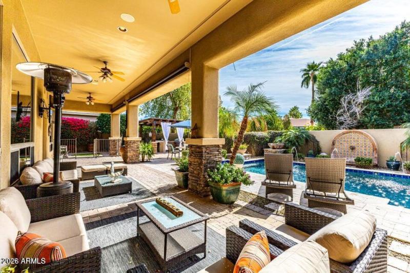 Large patio